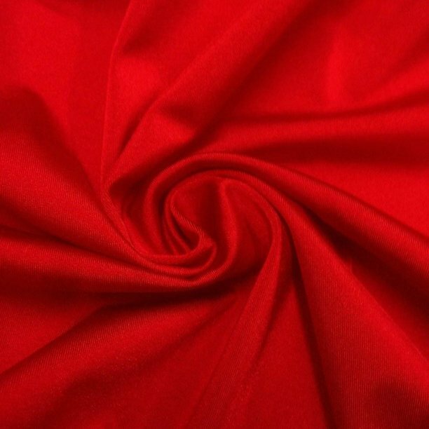 Shiny Finish Milliskin Nylon Spandex Fabric | (4 Way Stretch/Per Yard) Red