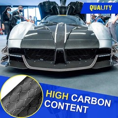 5Ft x 4″ Black Carbon Fiber Cloth – 2×2 Twill Weave for Structural Reinforcement
