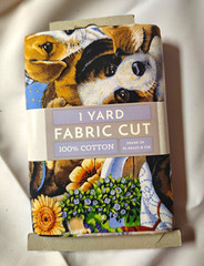 New Puppy/Dog Animal Fabric Print 100 Cotton 1Yd
