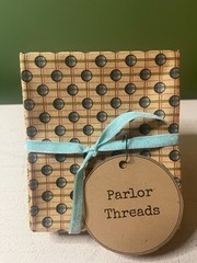 Brown Gold Teal Neutral Fabric Curated Bundle 5 Fat Quarters
