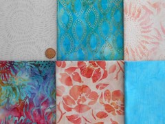 30 Fat / Long Quarters Artisan BALI BATIK Quilt Cotton Fabric Bundle Lot