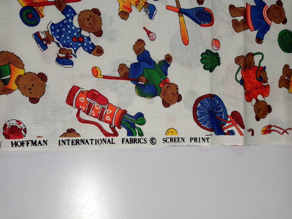 Hoffman International Fabrics Bear Necessities 32″ x 44″ 100% Cotton