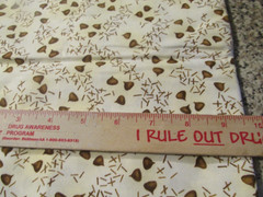 Rare 24″ x 58″ Quilt Fabric Just Deserts Diane Knotts Clothworks chocolate Chips