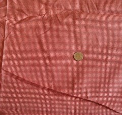 General Fabrics Cotton Quilt Fabric MINI STARS DOTS on RED 45″W x 3⅓ Yards
