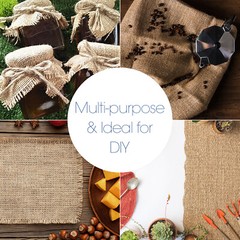 Natural Burlap Fabric 51″ wide (10 yards) 100% Natural Burlap/Jute