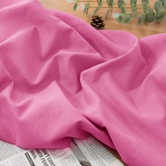 NSGZ Pink Linen Cotton Fabric 1 Yard 61″ Wide, Blend 1 Yard,