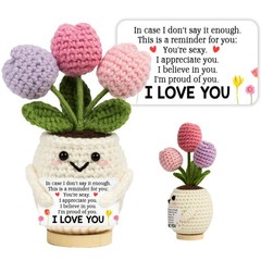 Lucagift Anniversary Wedding Gift Wife Romantic 5.51″x4.13″ Crochet Love