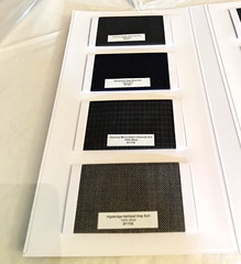 Indochino Suit Fabric Store Samples With Display Case & 2 Fabric Tape Measurers