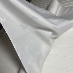 SILK White, FABRIC 1 Yard x 22 Inches Wide or 36 Inches x 22 Wide SOLD BY YARD