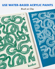 Animal Print Silk Screen for Polymer Clay, Snake Pattern Silk Screen Polymer Cla