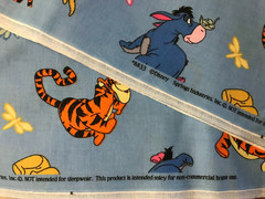 Winnie The Pooh Vintage Fabric #8833 Springs Industries Per Yd 45″ 4yd Available