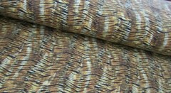 Vintage FAYE BURGOS By MARCUS BROTHERS TEXTILES Flannel TIGER Fabric BRAND NEW