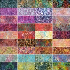Expressions Batiks Twirl & Swirl Elementals 42 10-inch Squares Layer Cake Ril…