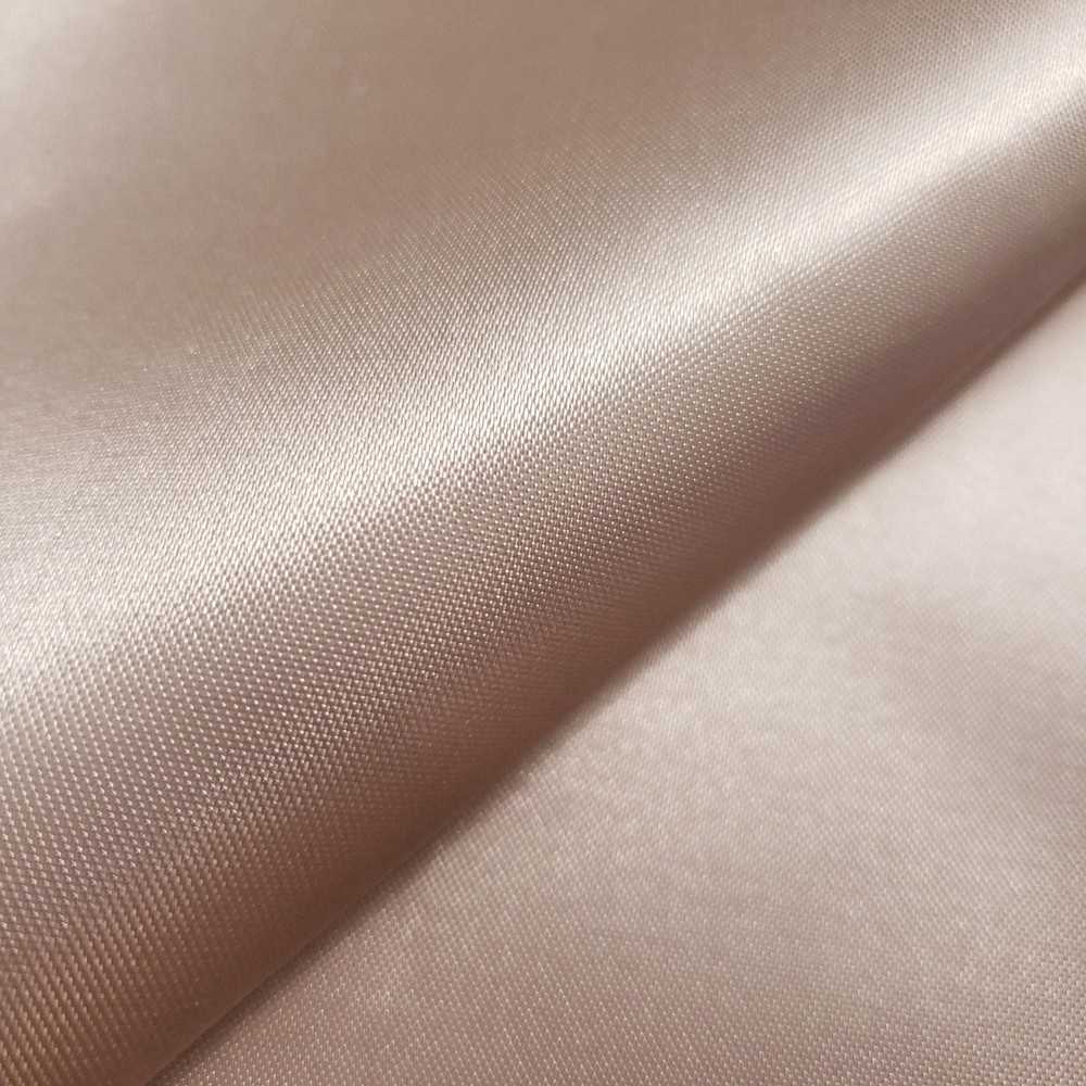 Heavy Blush Pink Bridal Duchess Satin Fabric 58″ By The Yard Poly Satin