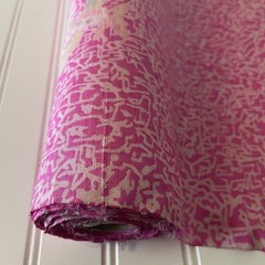 SILK, Pink-White FABRIC 3 Yards x 15 Inches Wide or 108 Inches x 15 Wide