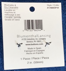 Organics Elements – Craft/Sewing Ring – Estilo #17000SP44 NEW