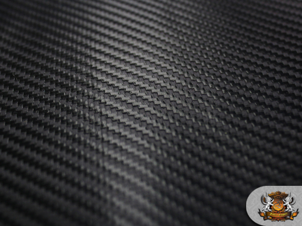 Vinyl Embossed CARBON FIBER Upholstery Fabric BLACK / 54″ Wide / Sold BTY