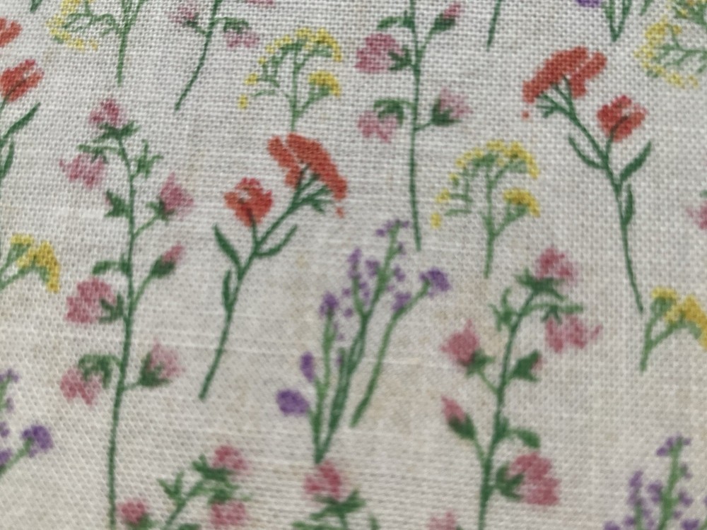 Cotton Fabric Flower By Fabric Jo Ann 43″ X 56” 426