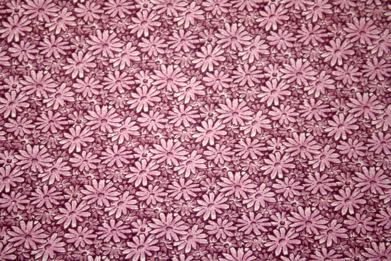 TONE ON TONE MASSED DUSTY ROSE FLOWERS- 100% COTTON FABRIC