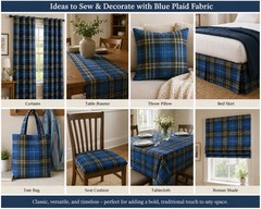 Mayfair Plaid School Uniform Fabric 100% Polyester by the Yard
