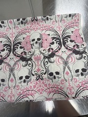 Regent Skull 2005 Fabric OOP Alexander Henry RARE HTF Fabric! 45” X 61”