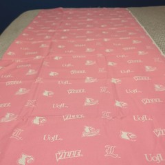 University of Louisville Cardinal pink fabric 1 and 1/4 yd