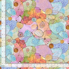 Love Spell Fabric | Floral Collage Pastel Multi | Timeless Treasures YARD