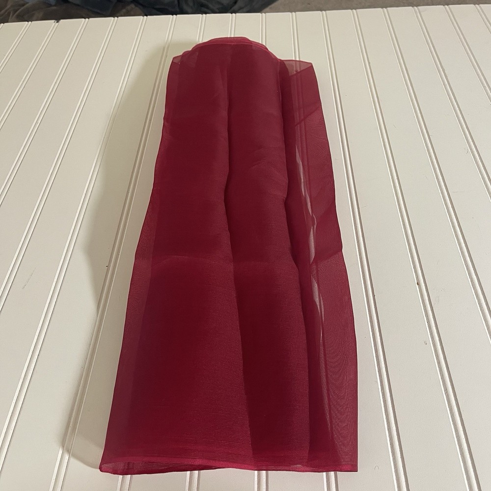 SILK WINE RED FABRIC 1 Yard x 22 Inches Wide or 36 Inches x 22 Wide