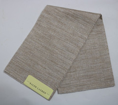 Ralph Lauren 24X26 Fabric Remnant “Millard Herringbone” Sandstone Italy