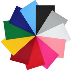 11Pcs Self Adhesive Felt Fabric Sheets 7×11.5 /18x29cm Sticky Back Felt Fabri…