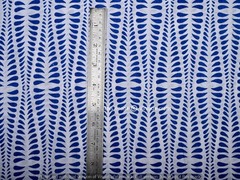 5 Yard Indian Blue Floral Hand Block Print Cotton Fabric Dressmaking Sewing Art