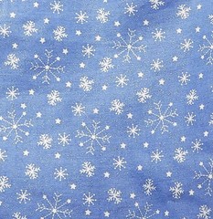 VIP Cranston Print Works Cotton Fabric Snowflakes Glitter 5 Yards READ