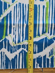 Vintage Singer Exclusive Barkcloth Geometric Splash 2+ Yds Psychedelic 43″ Wide