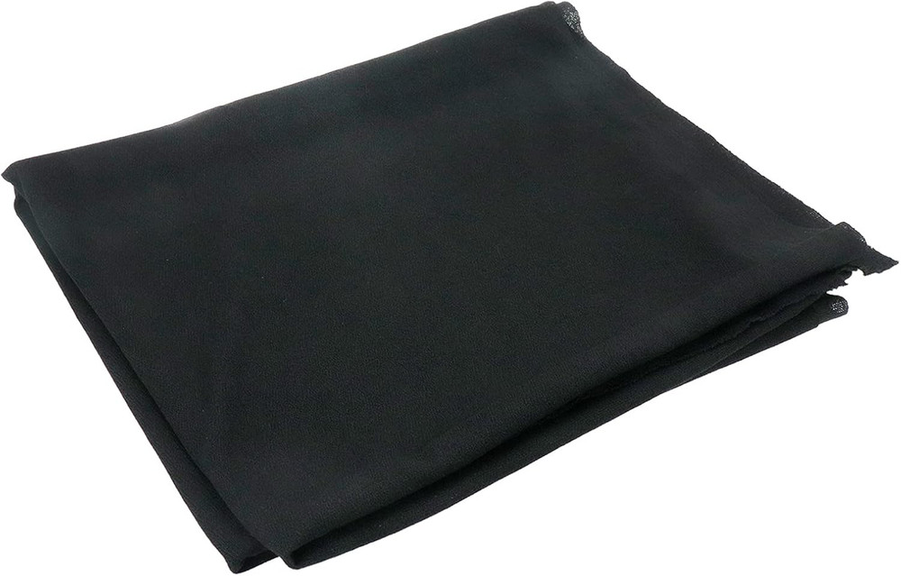 Speaker Grill Cloth Black Mesh Fabric, 67″X19.7″ Acoustic Fabric for Speaker Rep