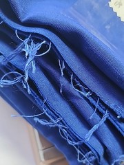 Royal Blue Twill Sewing Fabric 56″w X 3yds Clothing Drapery Quilt Rayon Vintage