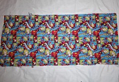 VINTAGE SUPERGIRL CAMELOT FABRICS~ 40″ X 17″ ~~ FREE US SHIPPING~~