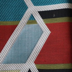 Vtg MCM Maharam Upholstery Fabric “Agency” Unique by Sarah Morris 1.8 yds