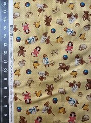Precious Memories Kids Bessie Pease Cotton Fabric Quilting Treasures 1/2 Yard