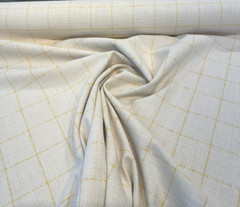 Highlander Window Golden Rod Cotton Upholstery Fabric By the Yard