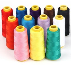 ilauke 12 x 1800 Yards Overlock Sewing Thread Cones, Polyester 12 X 1500M