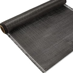 6.5ft x 12″ Carbon Fiber Fabric Roll – 2×2 Twill Weave for Cars, Boats, & Concre