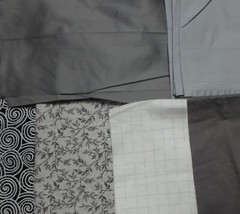 5 lb 3 oz Box of Assorted Fabric Scraps – Assorted mostly Browns & Gray FSBTB138