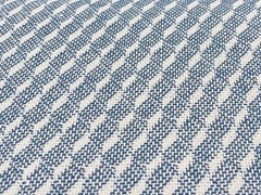 Schumacher Semi Plain Upholstery Fabric- Sullivan / Blue 2.25 yds 71592