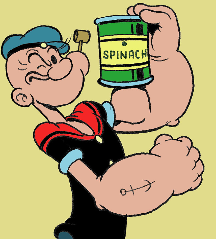 Popeye # 10 – 8 x 10 – T Shirt Iron On Transfer