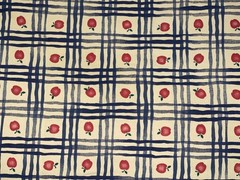 By 1/2 Yd Vintage 1995 Daisy Kingdom Apple Plaid Fabric ‘Past & Presents #34502