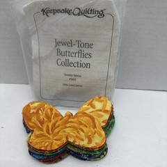 Keepsake Quilting Jewel Butterfly Collection 70 Precut Cotton Quilt Piece #5682