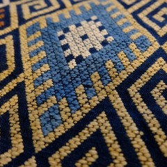 Lovely handwoven fabric ,Thai traditional fabric, Thai sarong, Tailue textile