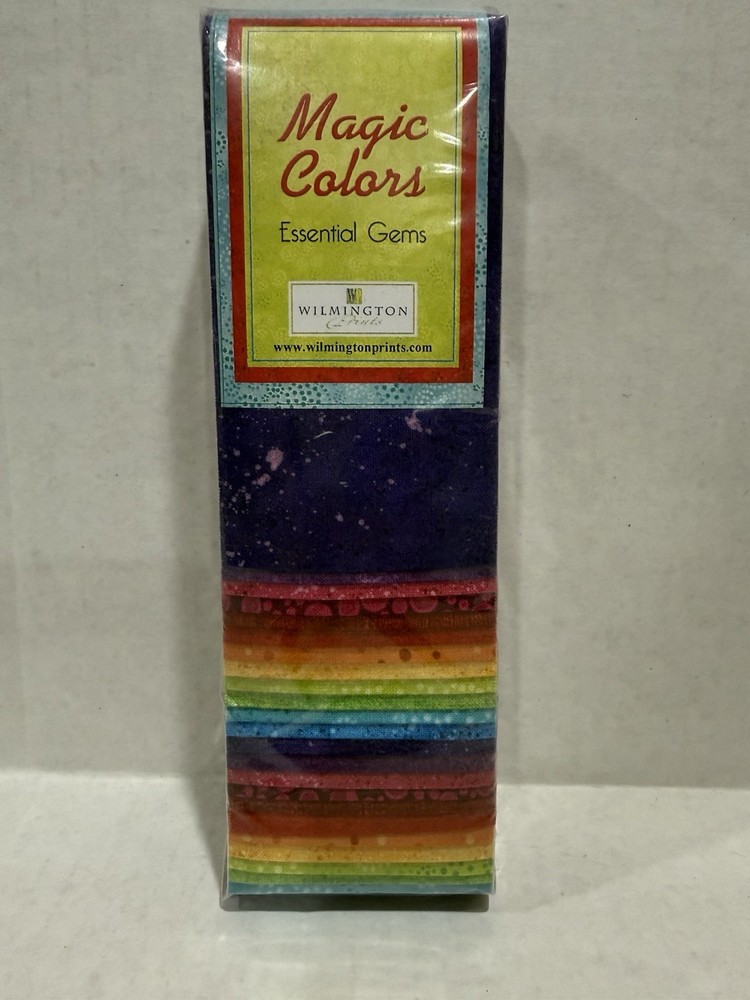 Wilmington Prints Magic Colors Essential Gems 2.5” Strips Jelly Roll Fabric