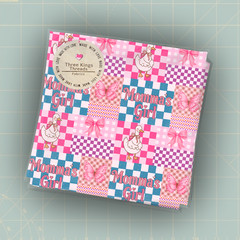 Mommas Girl Patchwork Pink Duck Goose DBP 1 Yard Fabric Seamless Design 59×36