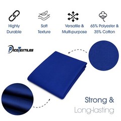 Royal Blue Poly Cotton Twill Fabric – 60″ Wide – Sold by the Yard & Bolt